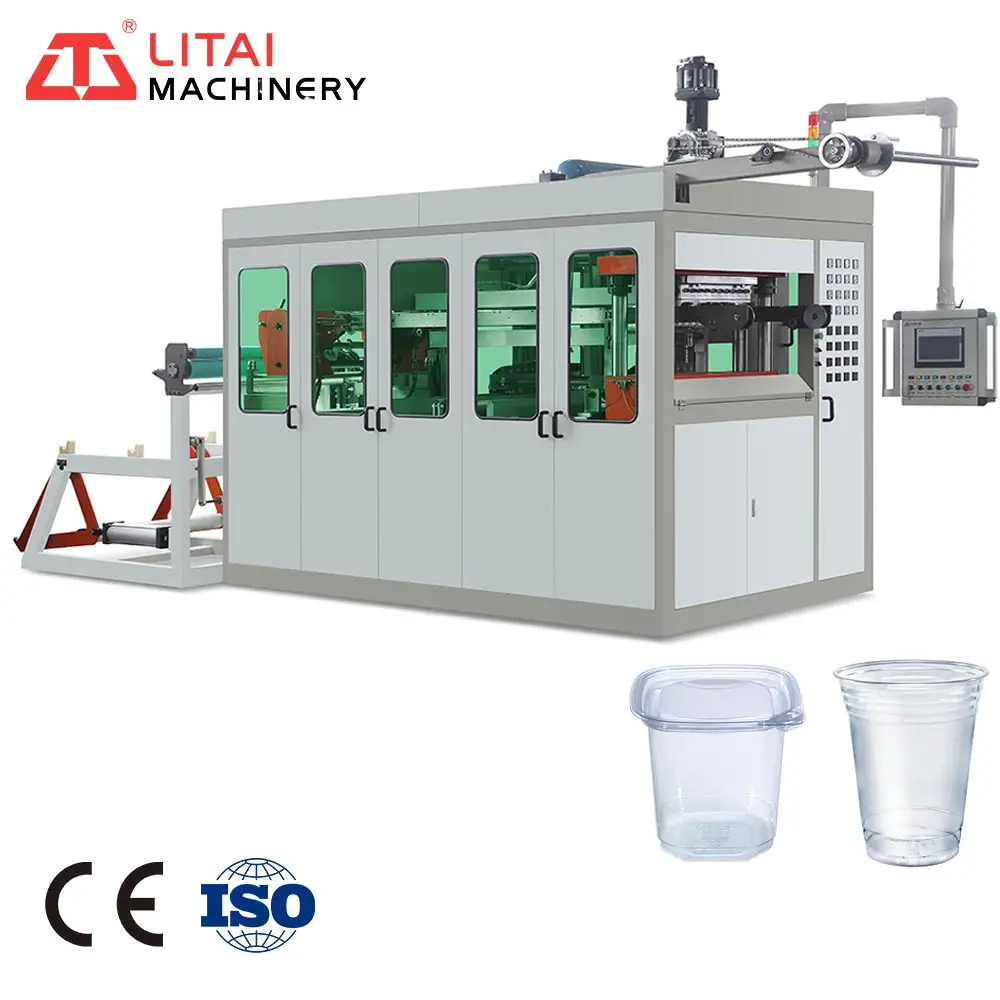 Disposable Plastic Ice Cream Cups Moulding Machine Thermoforming Machine Manufacturer