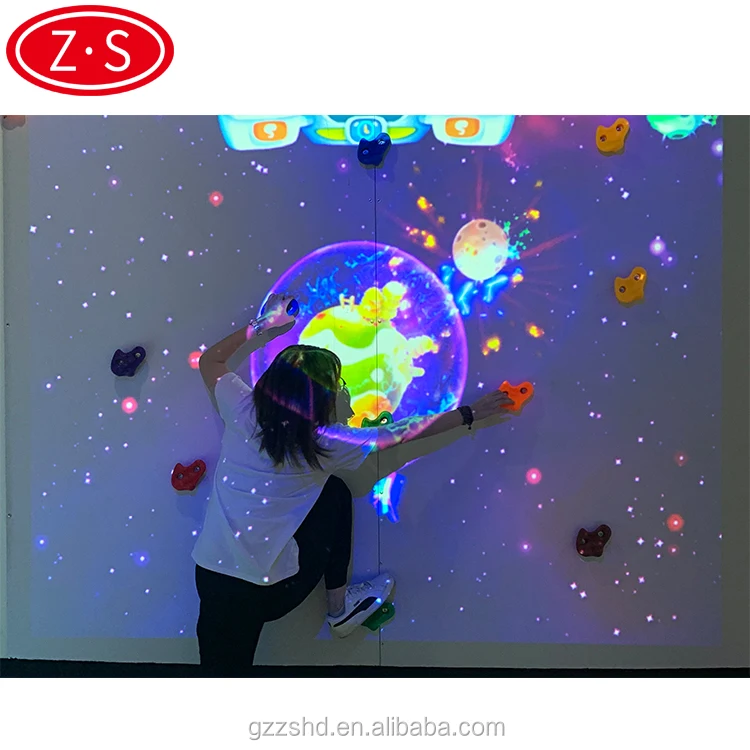 
Wholesale augmented climbing wall rock climbing interactive climbing wall game machine 
