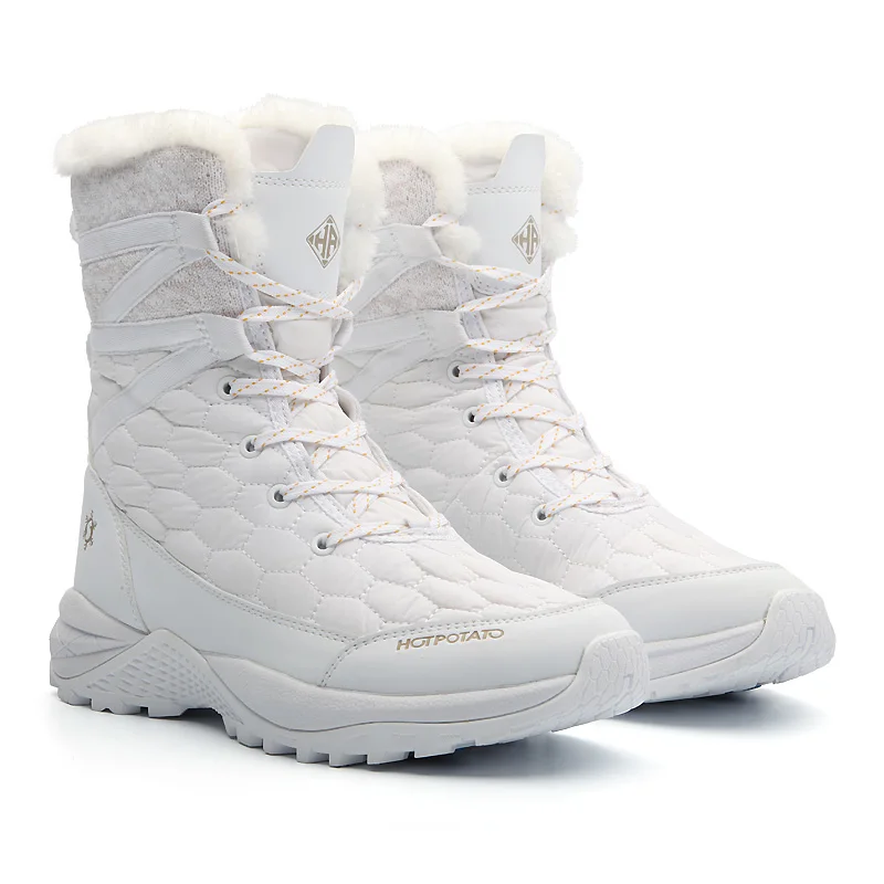 advanced non-slip  winter boots mid-calf plush snow shoes women