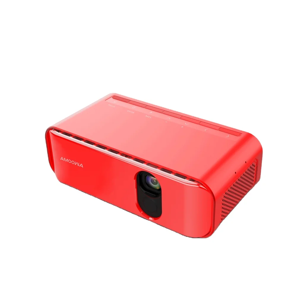 
Wholesale Fashion 200 lumen red led projector for android 7.1 with DPP3430+PAD3000 LED driver Chip and 300:1 Contrast Ratio 
