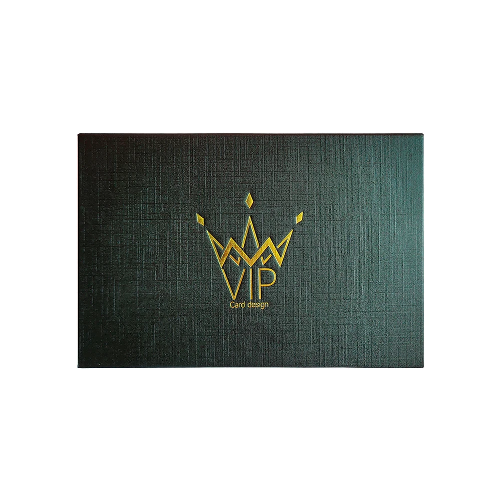 Black Wholesale Custom Logo Premium Luxury Cardboard Paper Packing Credit Gift Card Box with Eva and Magnet Button