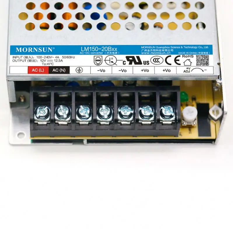 LM150-23B24R2 150 Вт 24 В AC DC одновыходной импульсный источник питания