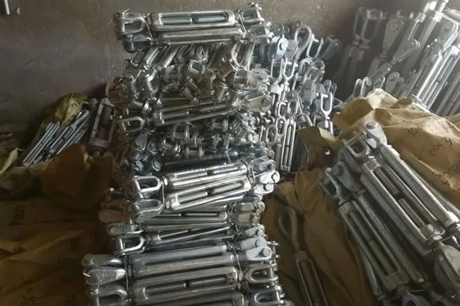 Forged steel HDG galvanized surface open body turnbuckle