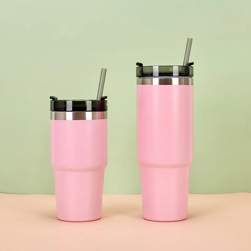 Driving Car Metal Double Wall Vacuum Insulated Coffee Travel Tumbler 20oz Stainless Steel Mug With Lid