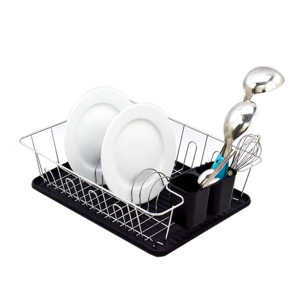 Space Saving Kitchen Storage Collapsible Folding Metal Dish Drying Rack