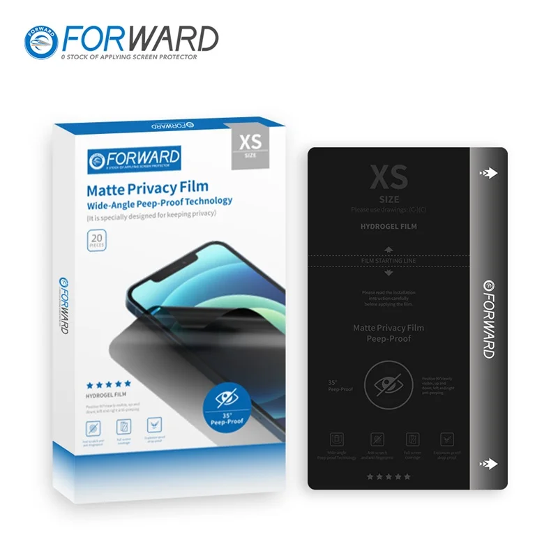FORWARD 7 Inches Matte Privacy Screen Protector Flexible Explosion-proof Film TPU Hydrogel Film for huawei OPPO Screen Protector