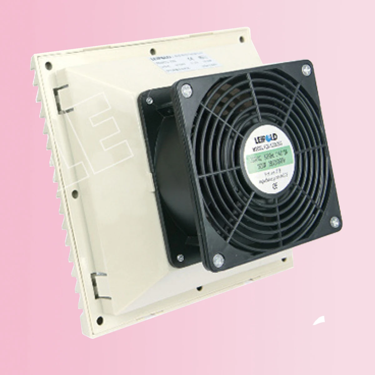 FILTER VENTILATION SHUTTERS WITH FAN Ventilation and heat dissipation for electrical cabinets