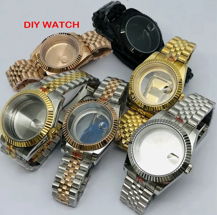 Customized luxury diamond ate automatic mechanical movement stainless steel luminous watch watch Arabic numeral watch