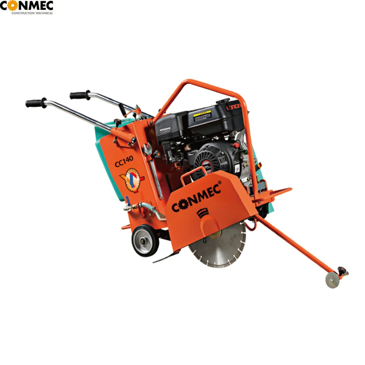 Concrete Cutting Machine Gasoline Honda Cutting Depth 130mm Factory Durable Push Concrete Saw With Best Quality