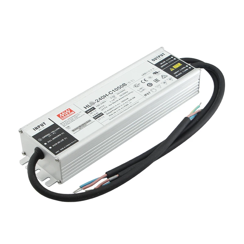 Бренд Mean Well представляет H-L-G-240H-C1050B 240W 1050mA постоянного тока с высокой эффективностью количество затемнения переменного в постоянный драйвер