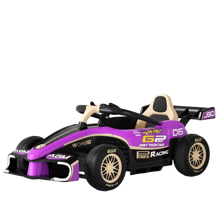 2024 Новый крутой дизайн Детский Электрический автомобиль Go Kart с пультом дистанционного управления шины Eva Детская езда на автомобиле