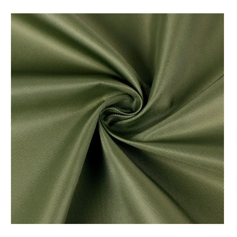 Polyamide PU Coated 272T 70D*200D Nylon 2/2Twill Two Tone Black Yarn Nylon Twill Oxford Fabric For Bomber Jacket Backpack