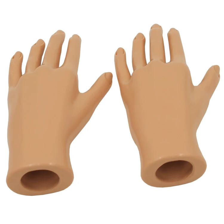 Wholesale Nail Art Training Flexible Practice Plastic False Artificial Hand