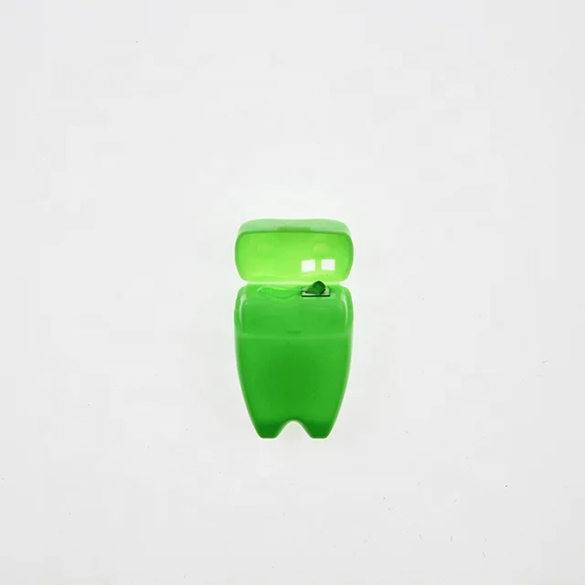 High quality wholesale price tooth shaped dental floss portable mini size oral hygiene dental floss customized acceptable