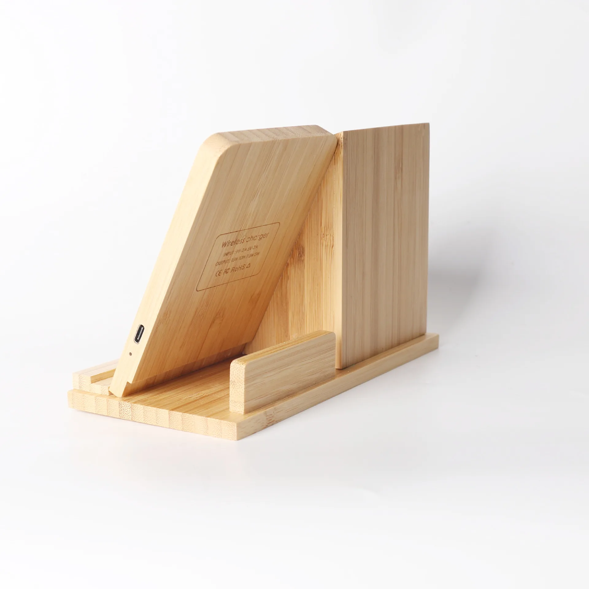 Customized logo Wireless Charging Pen Holder Desktop Storage Gift
