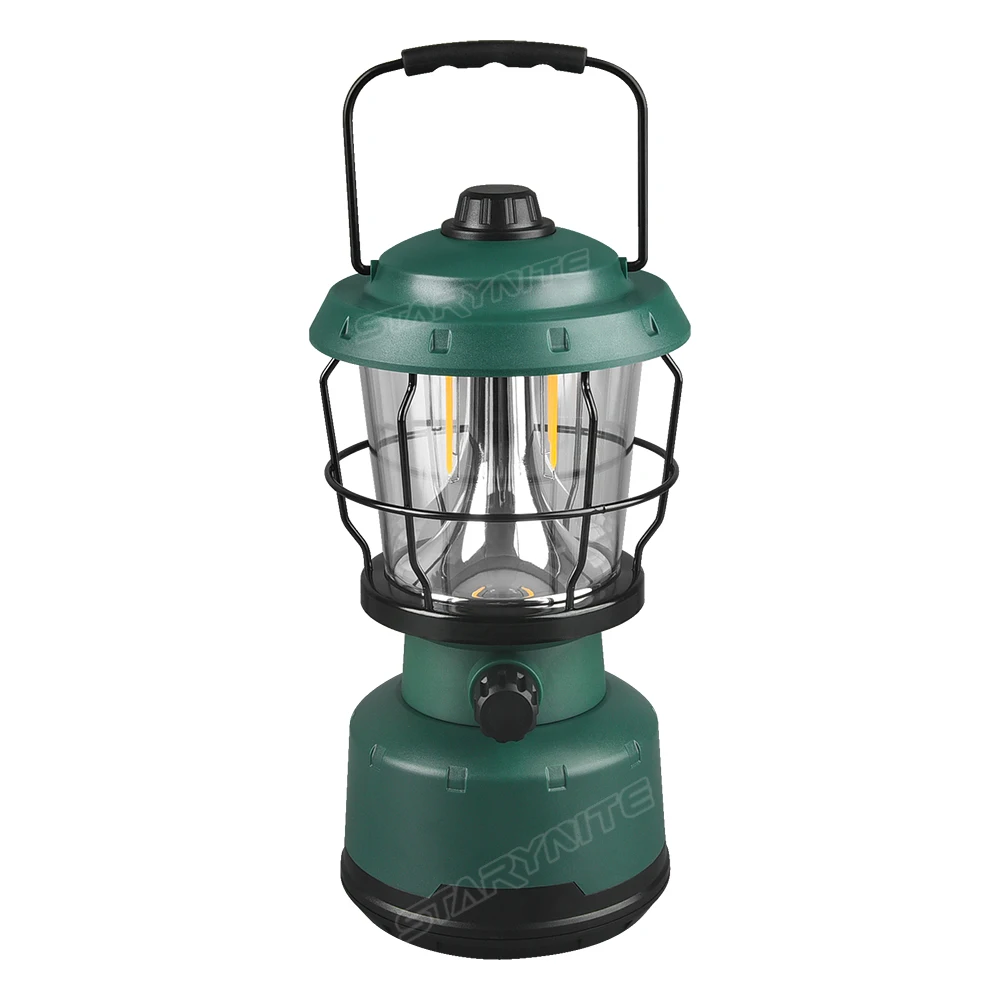 Классический уличный Портативный перезаряжаемый светодиодный фонарь STARYNITE для кемпинга с внешним аккумулятором