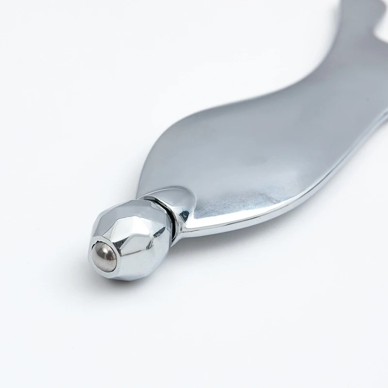 Wholesale Metal Massage Tool Self Massage Gua Sha Face Roller Skin Care Scraping Edition Face Eye Massager Stick Beauty Tool