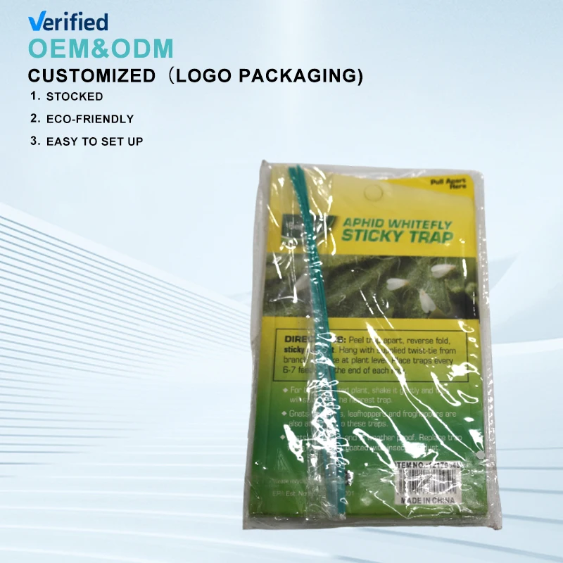 Best Selling Strong Flies Traps Bugs Sticky Board Catching Aphid Insects Killer sticky fly trap