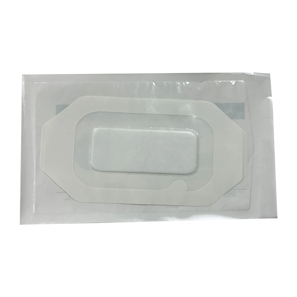 Medical Disposable Supplies Transparent Wound Dressing PU Dressing for Wound Care with frame