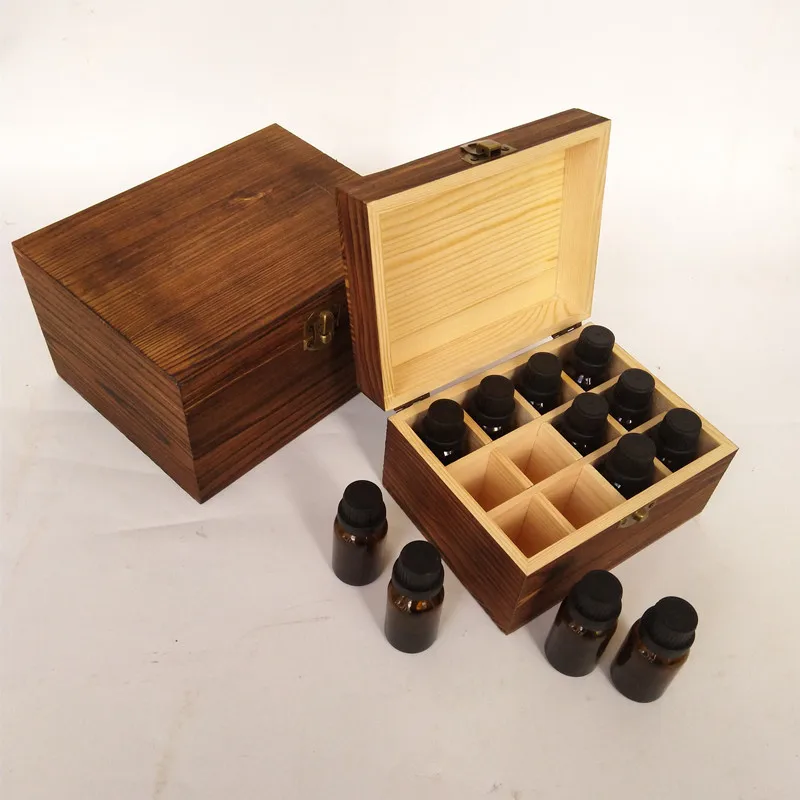 Factory direct supply custom chocolate wood box box packaging essential oil box for essential oil