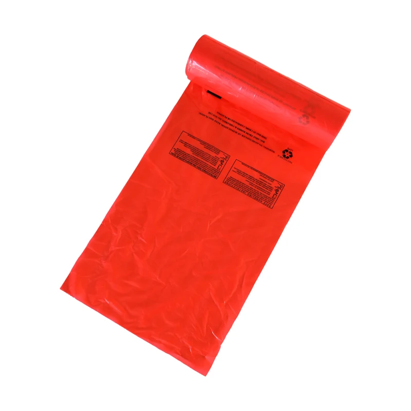 
Eco Friendly Garbage Trash Heavy Duty Carrier Plastic Bag Bags Roll Packing Plastic t-shirt bag wholesale On Roll 