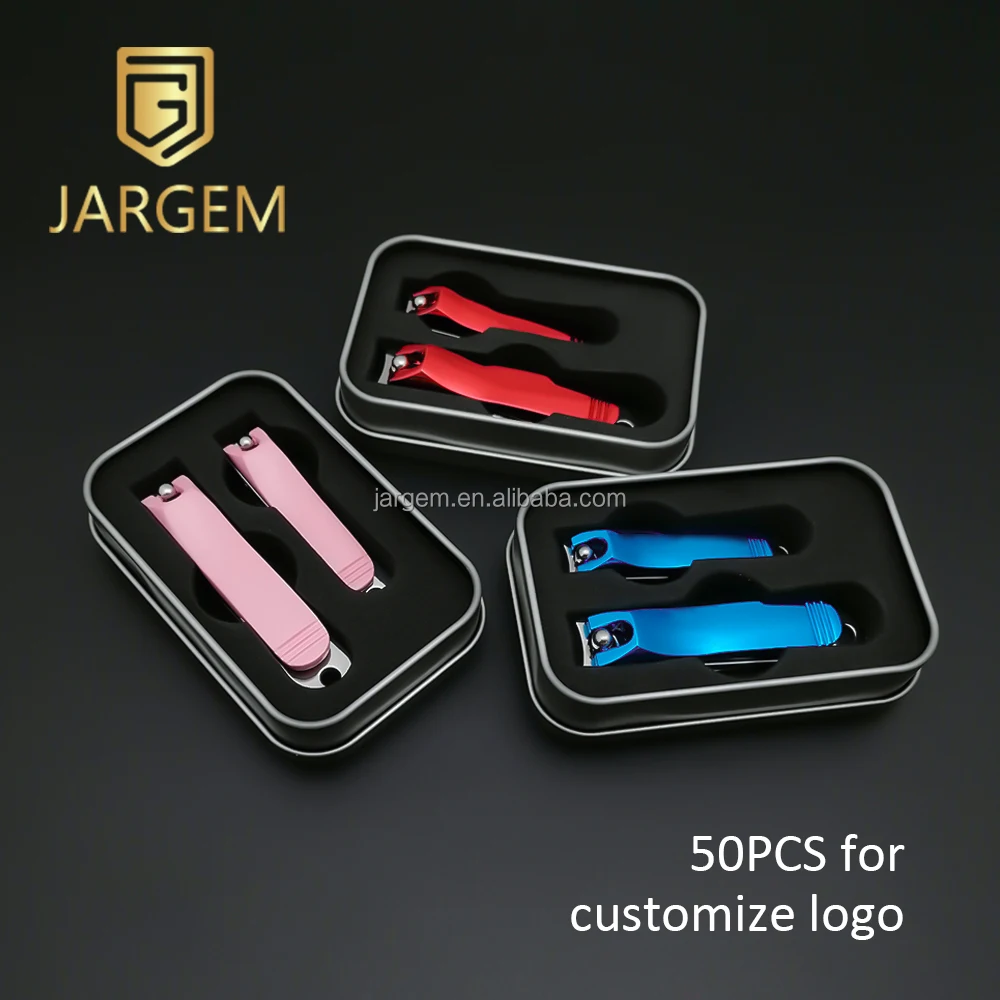 Привлекательный стильный набор для стрижки ногтей, 2 раза заточка, нож для ногтей с поддержкой пользовательского логотипа