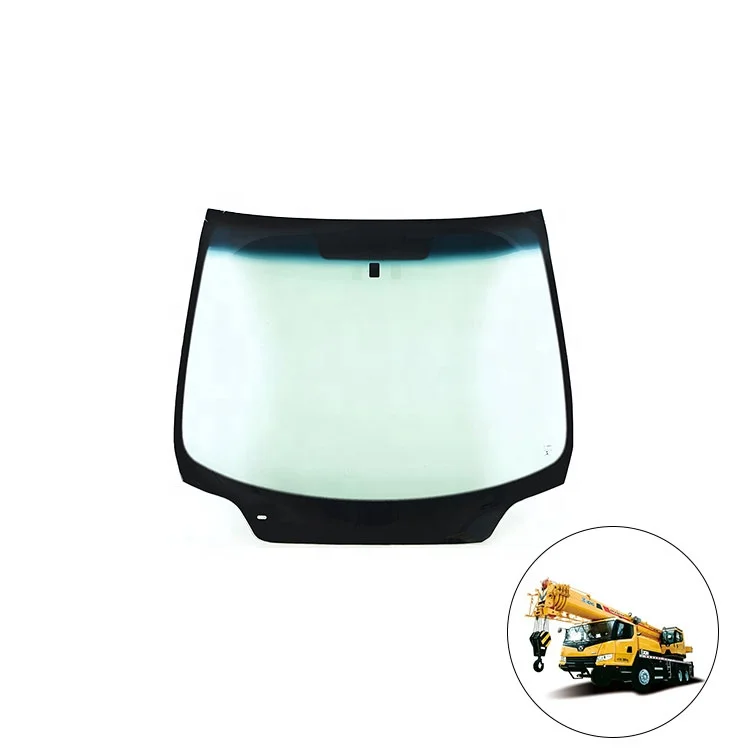 QY70K Truck Crane 50T XCT20 25K5A QY25 35 80ton Upper Cabin Windshield Glass for XCMG Door Frame Assembly Tempered