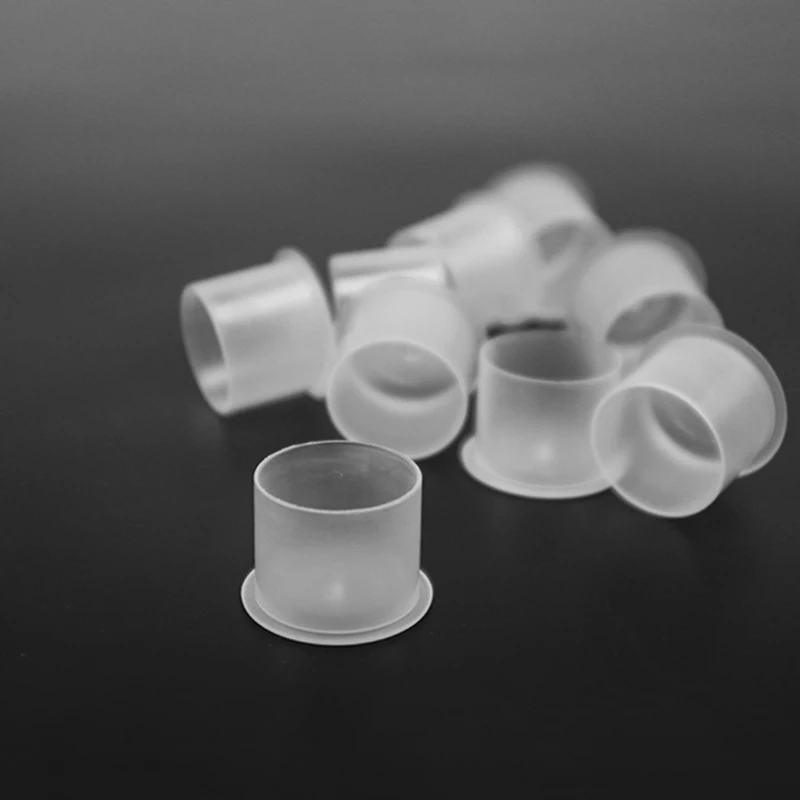 High Quality Disposable Plastic Eyelash Glue Ring Cup Permanent Makeup Tattoo Ink Ring Cup