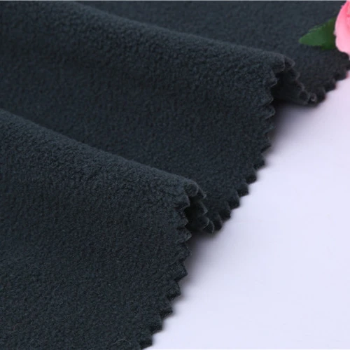 Spandex bonded custom polar fleece Fabric polyester fabric with best price polar fleece fabric supplier