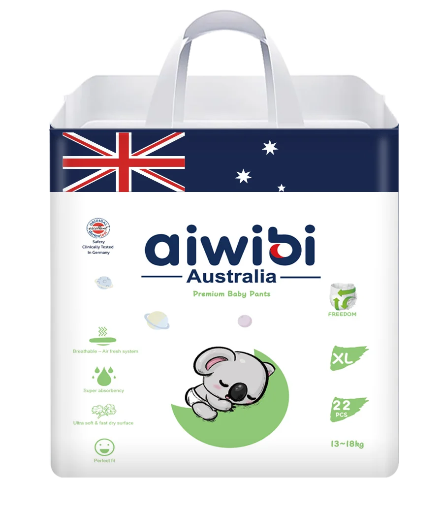AIWIBI brand baby diapers pants diaper best selling product high pampering super absorption disposable pants diaper manufacture