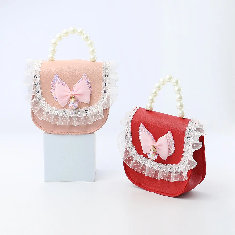 Wholesale Cheap Synthetic Leather Mini Kids Bags Small Girl Handbag for Women