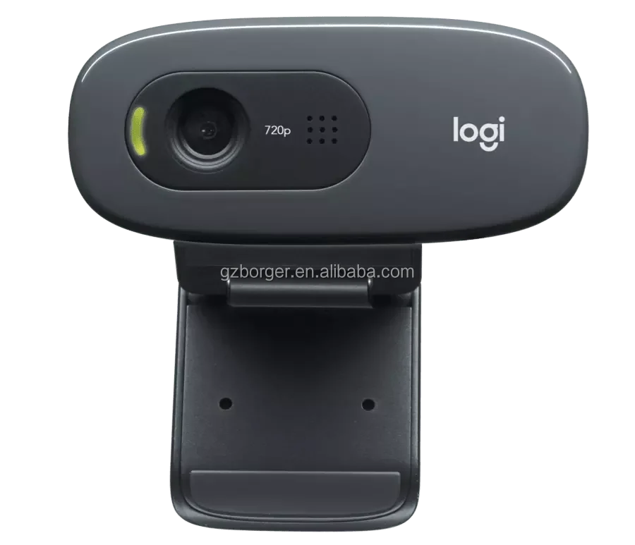 Original Logitech C270 Fixed Focus Built-in Microphone 720p HD Webcam
