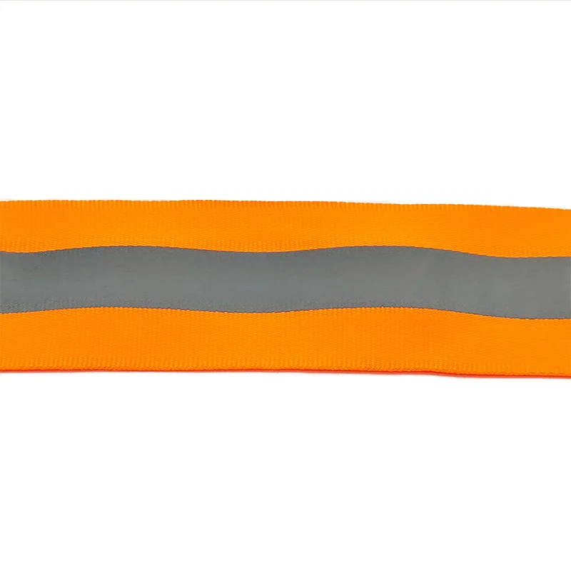 China Wholesale High Durability Sustainable1Mm Nylon Spandex Woven Reflective Pet Webbing Strap In Stock
