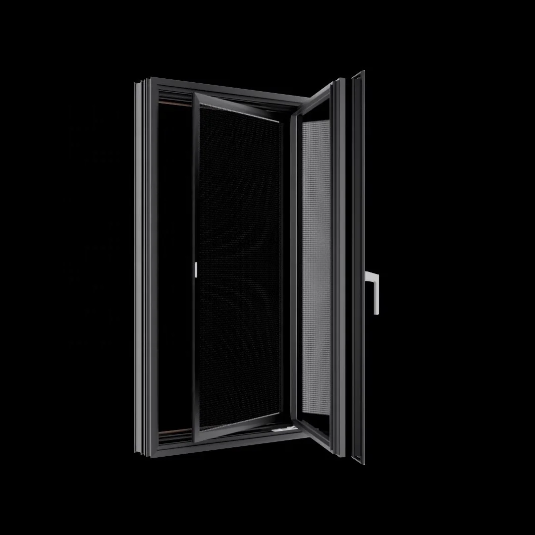 Aluminum window minimalist windows tilt and turn window Awing window