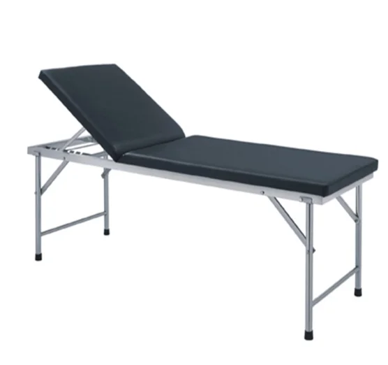 High Quality Stainless Steel Examination Bed with mattress for hospital and clinic use
