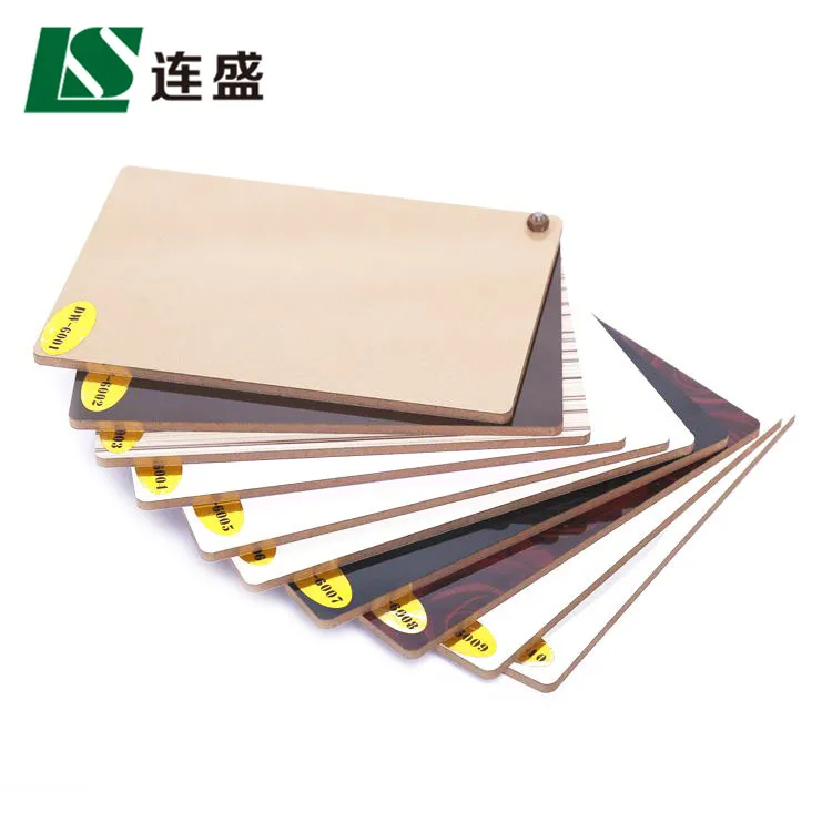 
Manufacturer walnut board 6mm waterproof melamine mdf 
