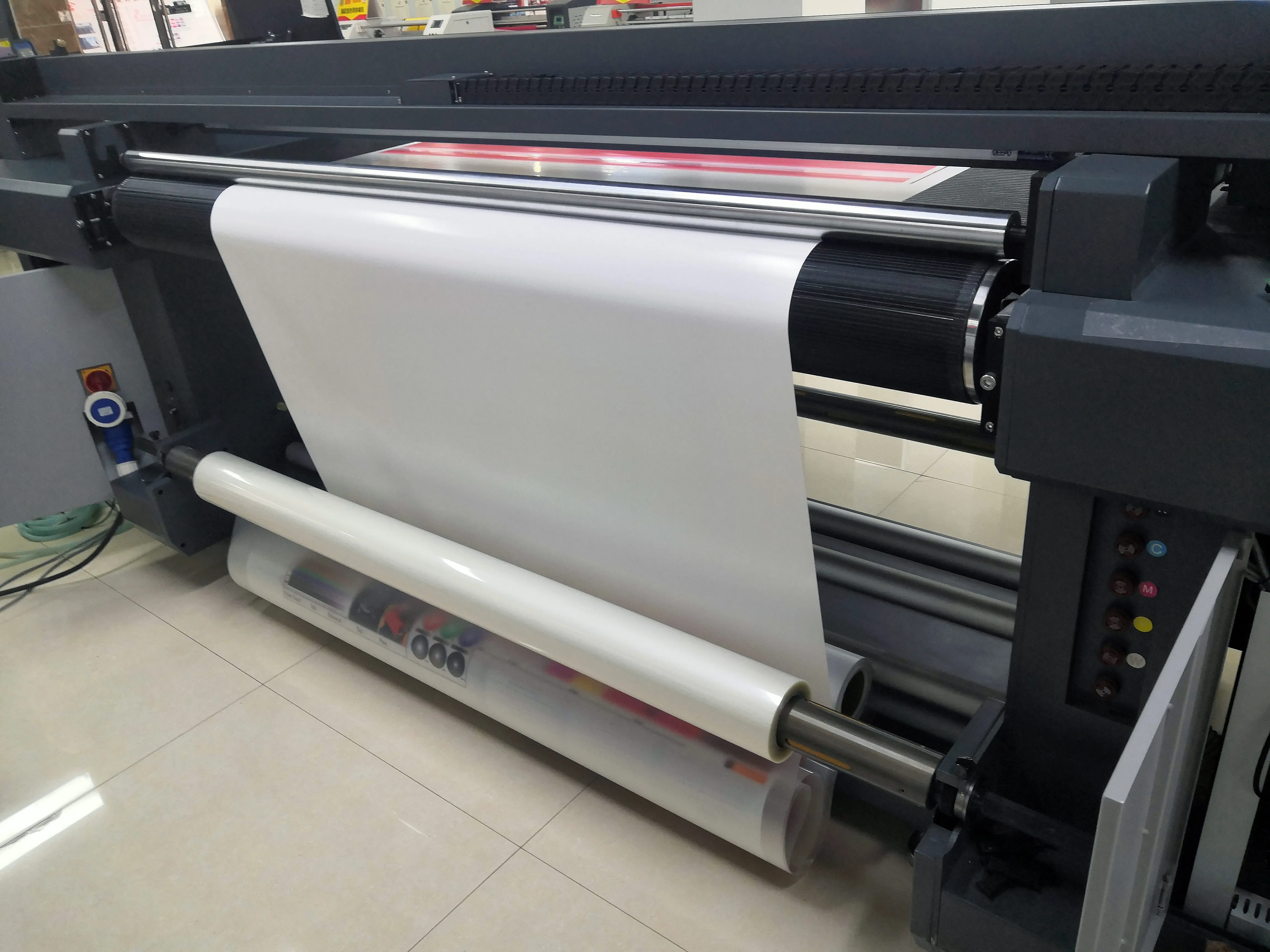 27 year orginal factory  Hybrid Latex uv  inkjet printer with four or eight I3200U1 print heads with roll to roll and flatbed