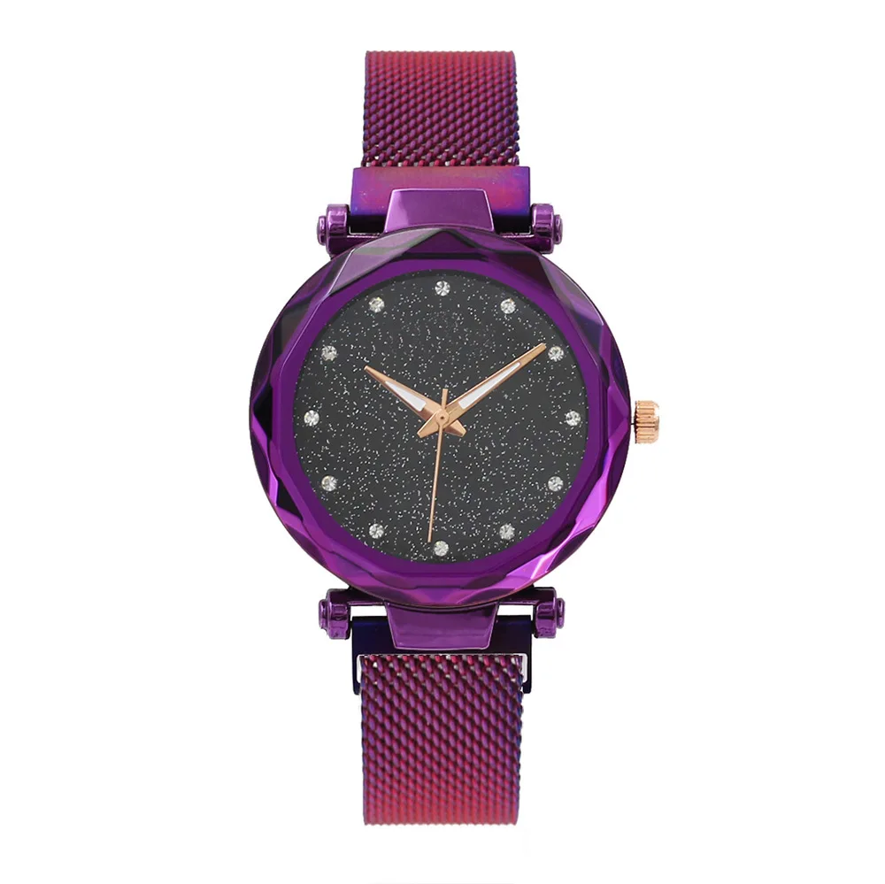 New Diamond Magnet Iron Absorption Watch Milan Star Watch Female Watch relogio feminino