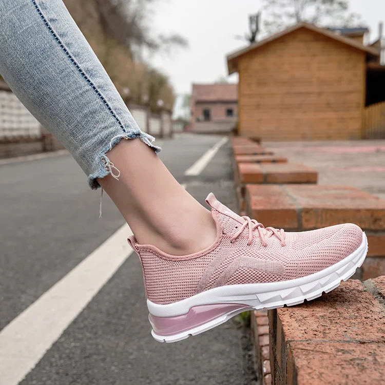 Оптовый Поставщик, высококачественные женские модные кроссовки для бега, летняя Черная Женская обувь для бега, кроссовки, теннисная обувь для девочек