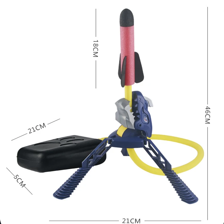 Children eva toy rocket launcher shoots up sky rocket HN942425