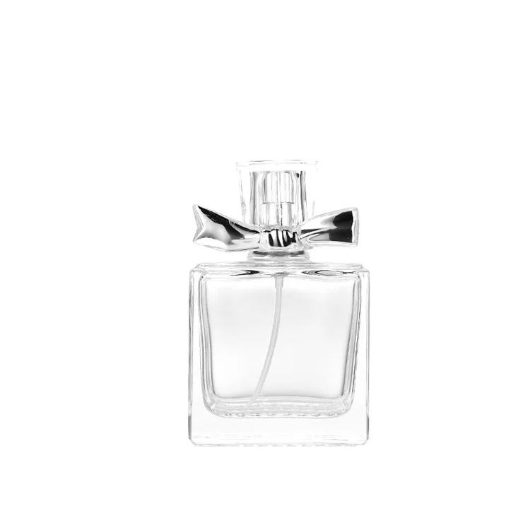 wholesale 20ml 30ml 50ml 80ml 100ml 50 ml 80 ml 100ml recyle perfume bottle glass with round lid and packaging for men and wome