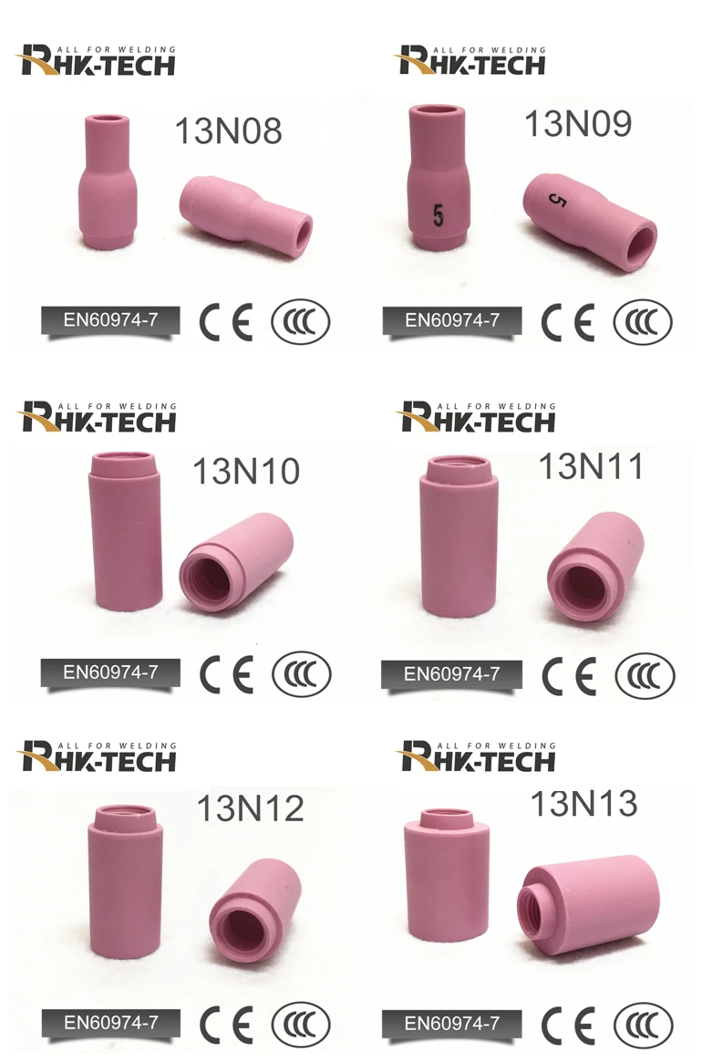 
8 мм 16 мм 10N44 10N49 10N49 10N50 сварочные расходные материалы горелка TIG керамическая насадка чашка 