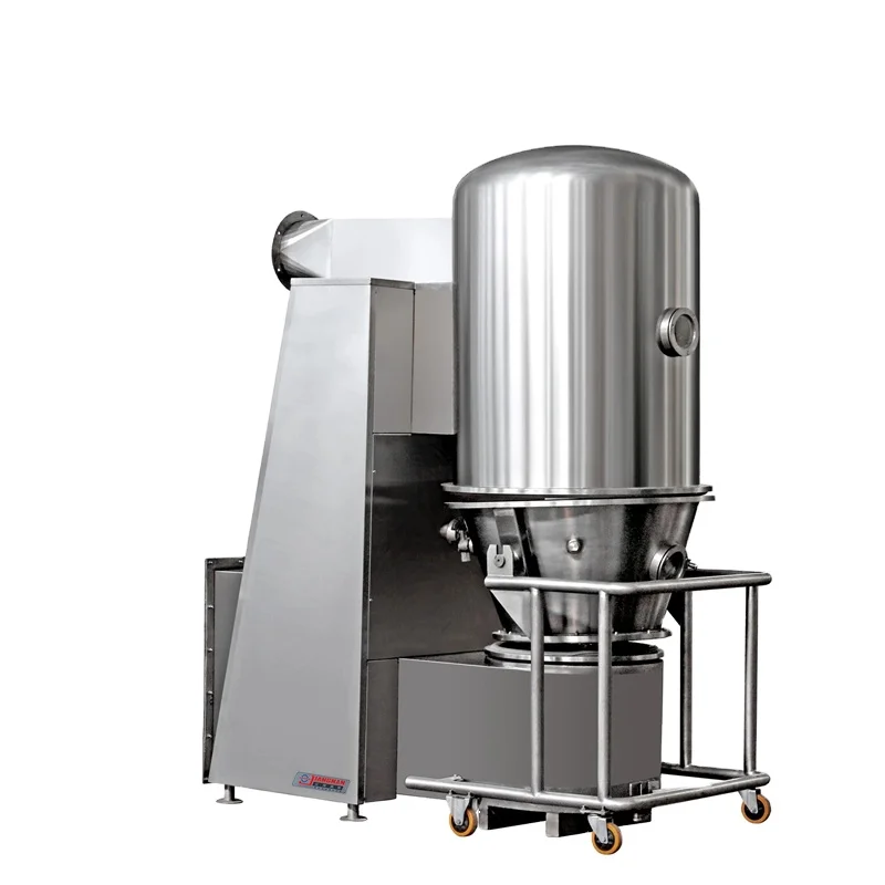 good price lab Vertical Fluid Boiling Bed Dryer machine for Milk Juice Powder Granules Pharmacy drying Fluidized bed