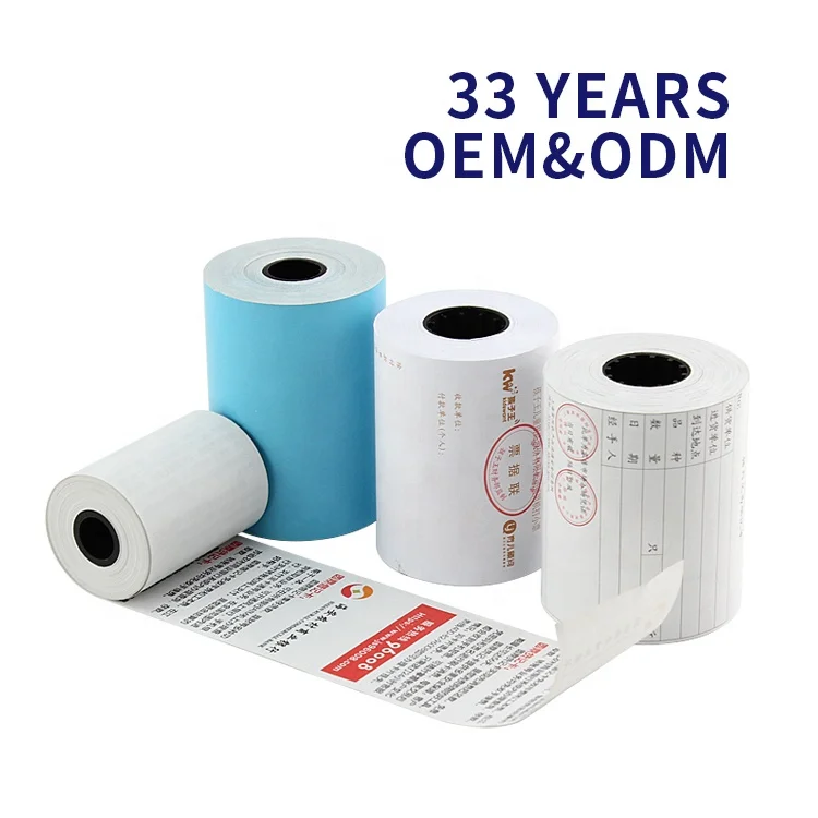 Тепловая квитанционная бумага лучшего качества рулон 80x80 для банкомата и pos-машины