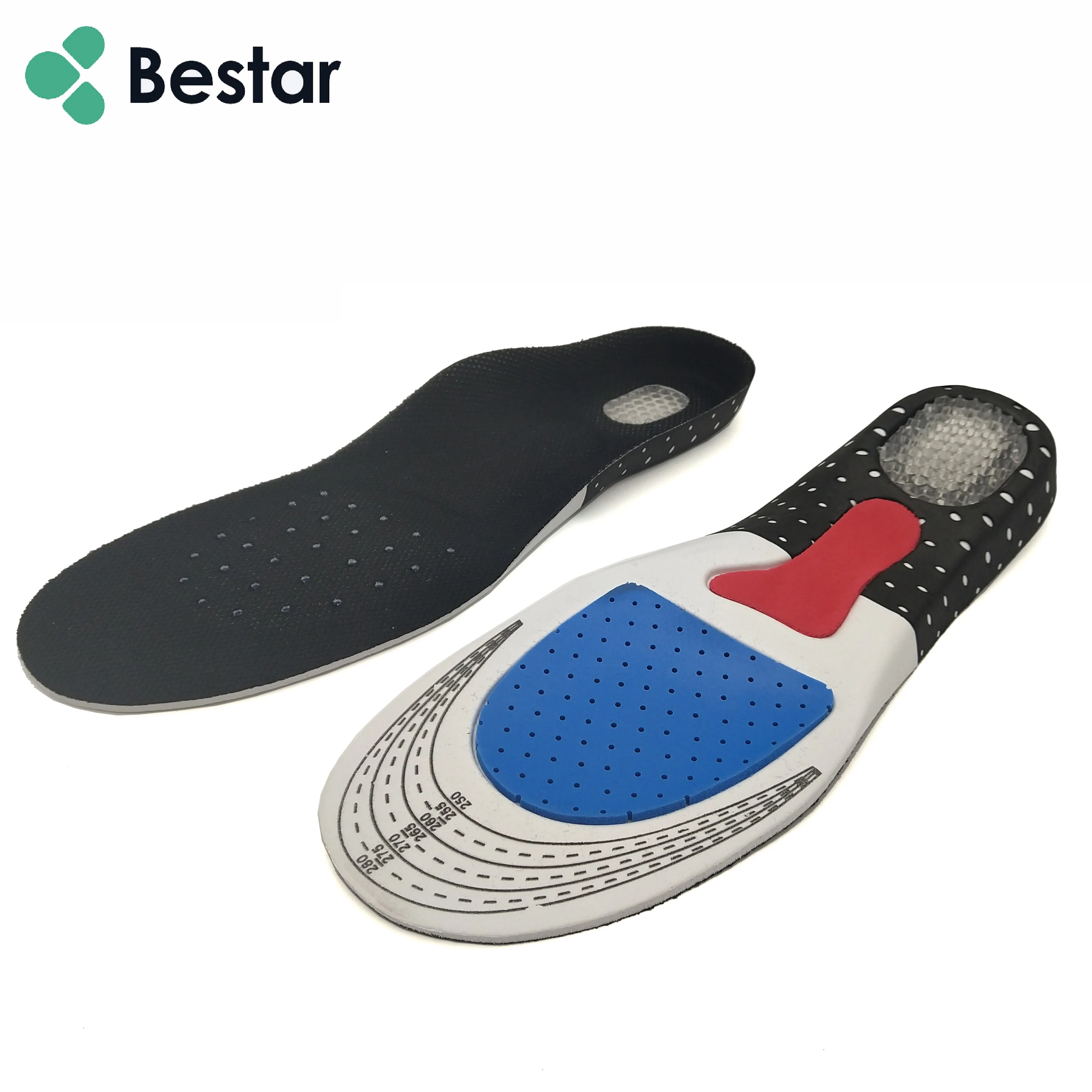 Factory Sports Silicone Gel Shoe Insoles Arch Support Orthopedic Plantar Fascists Running Insole For Shoes