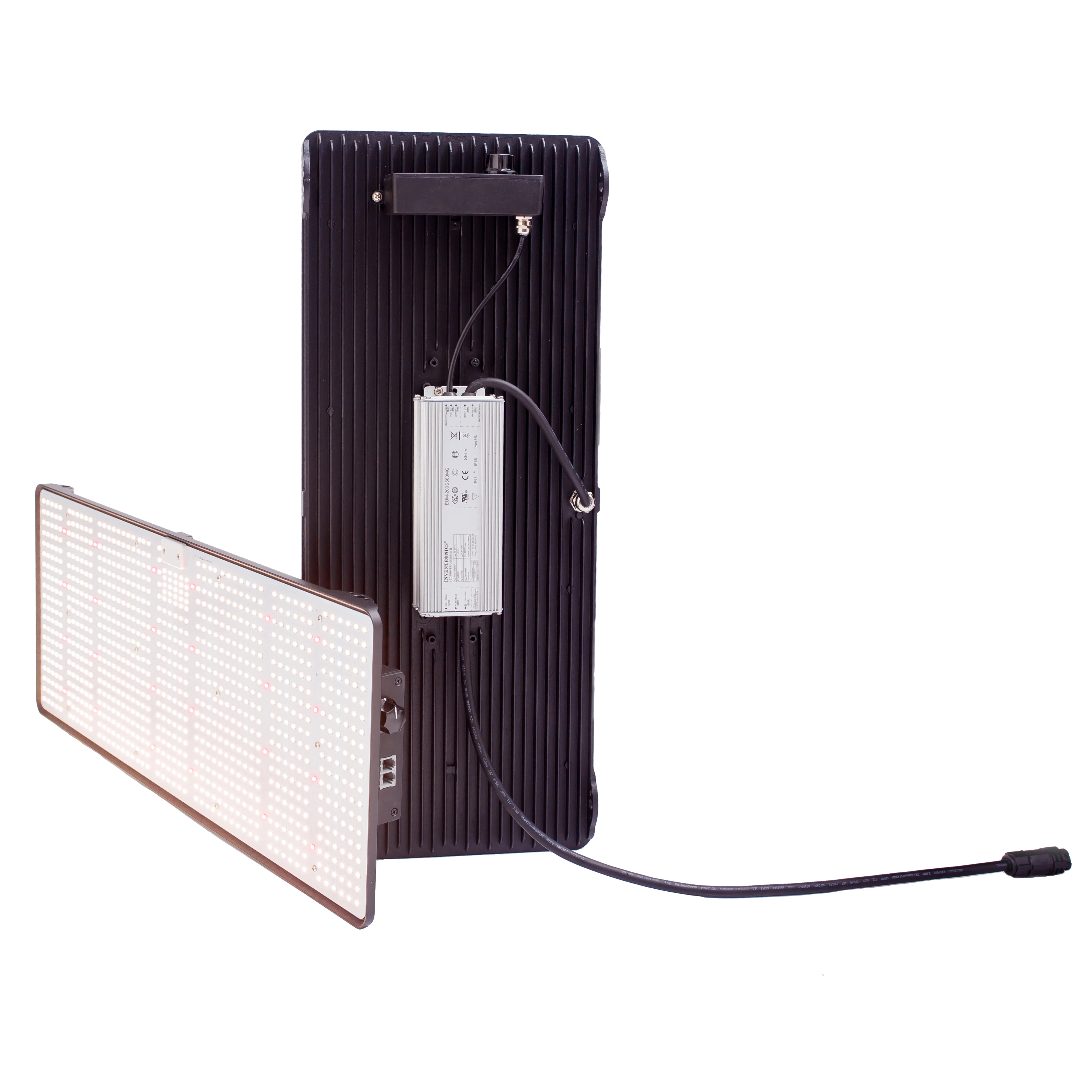 
New 2021 PPE 2.5 diablo black dog 200 W quantu m board front lights with UV lm301h led grow light ETL DLC CE with switch 