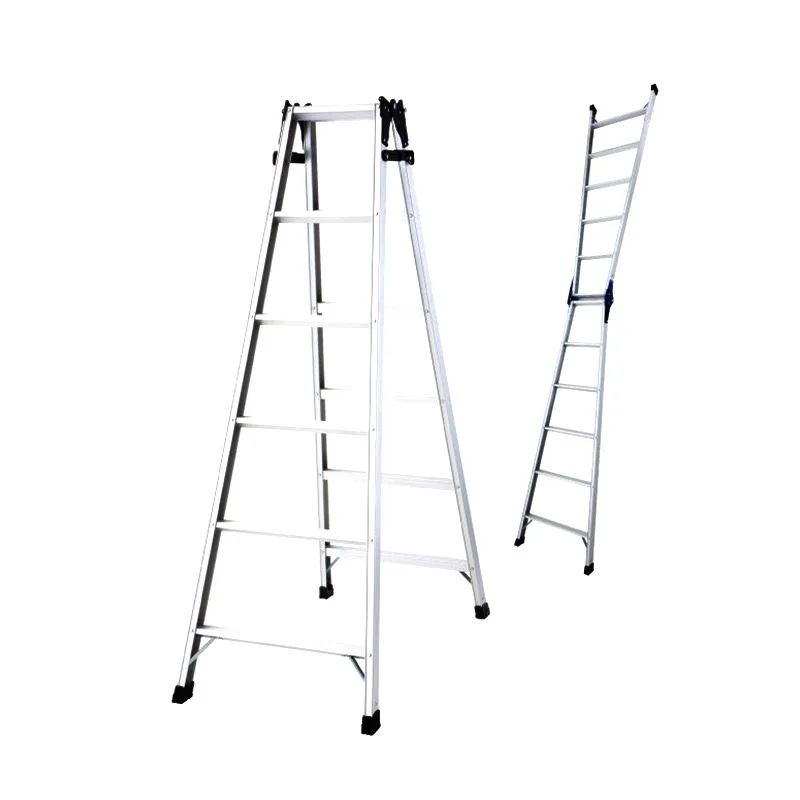 NEW GI Metal Scaffolding Style Aluminum Telescopic Ladder | Ideal for Household Maintenance and Repair