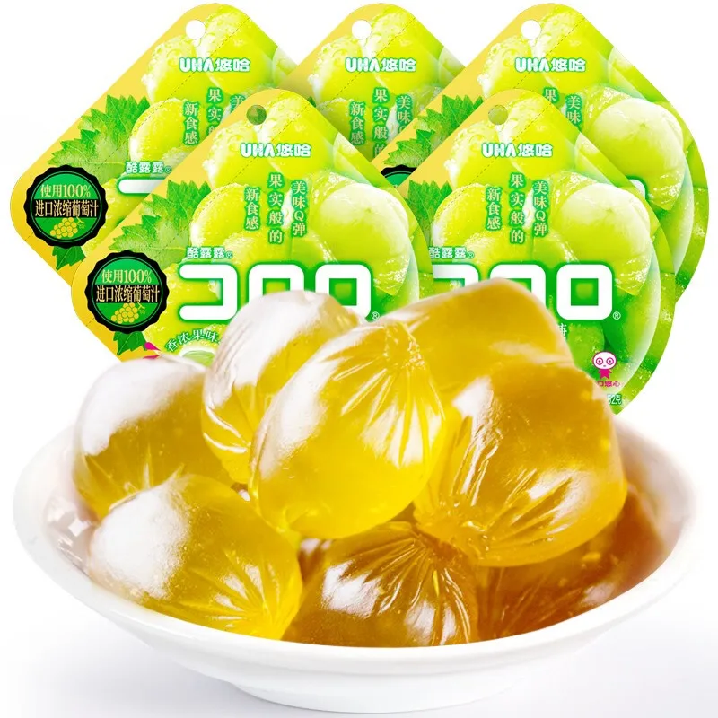 China supplier offers high quality multiple fruit flavors individually wrapped soft jumbo jelly snack soft candy