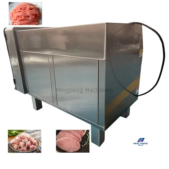 e commercial frozen meat cube cutting machine for cutting meat into cubes