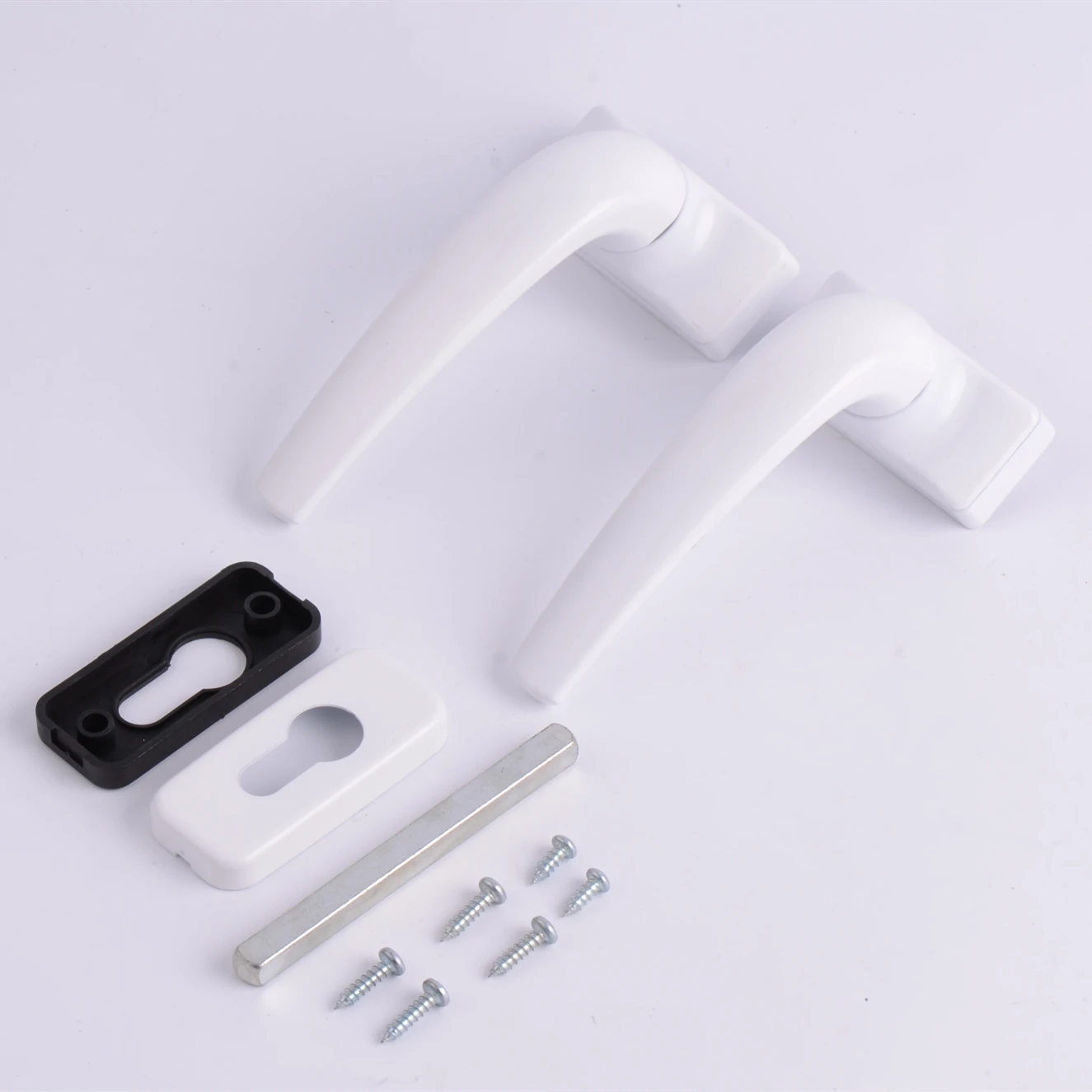 Aluminum Alloy Sliding Swing Glass Lever Door Handles lock Guangdong Hardware Door Handles